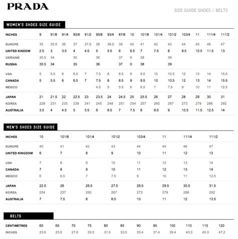 prada suit sizing|Prada sizing chart.